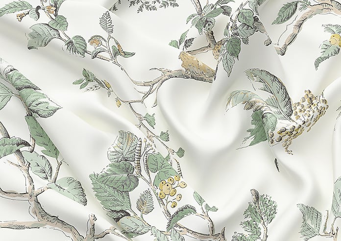 Laura Ashley Elderwood, Fern Green - Roman Blind - Image 4